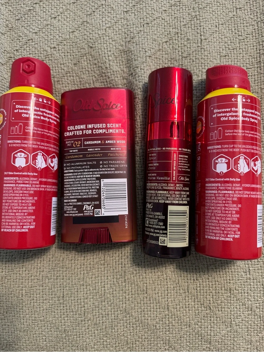 Old spice men’s deodorant collection